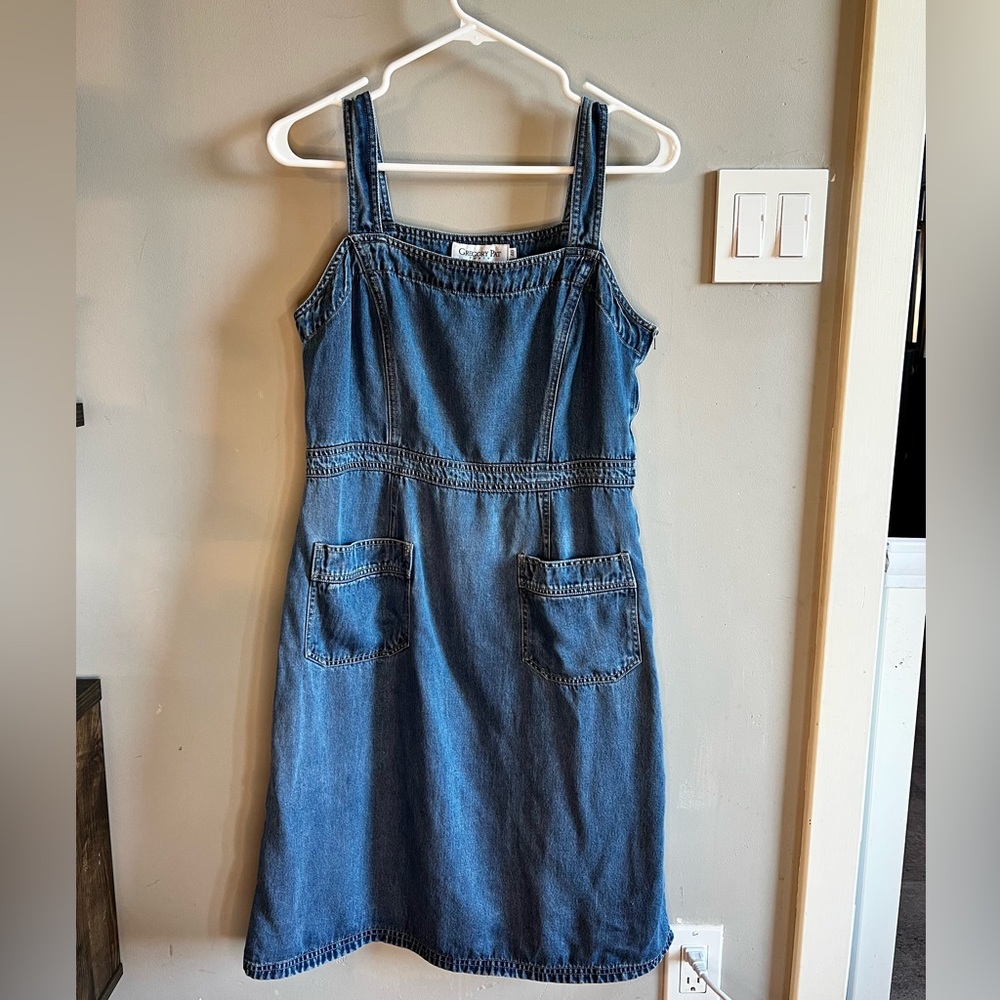 Gregory Pat Paris Denim overall dress